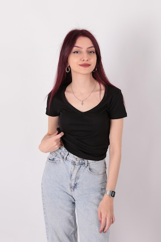 Busem S0016727 Kadın Bluz Siyah
