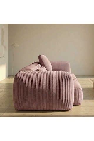 Relax Lego Koltuk 3'lü Kanepe Sünger Koltuk Gül Kurusu