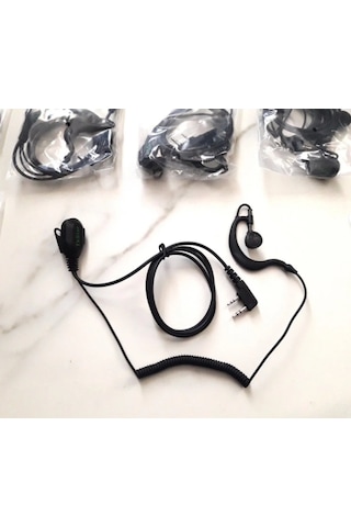 Tkstar Kalın Kablo Tkstar Sağlam Spiralli Cafe Restoran Ajan Telsiz Uyumlukulaklık