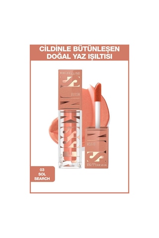 Maybelline New York Sunkisser Likit Allık 03 Sol Search + 08 Shades