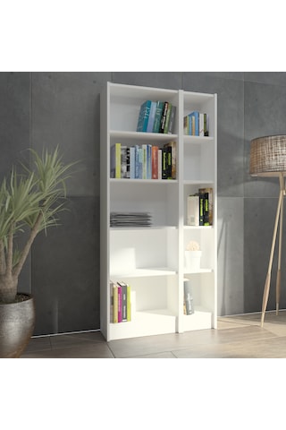 Yetimobilya Kuta Flat85 Kitaplık Kütüphane