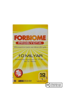 Forbiome Probiyotik 10 Saşe Aromasız