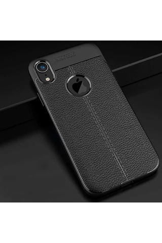 Apple Uyumlu iPhone Xr 6.1 Kılıf Zore Niss Silikon Kapak Siyah