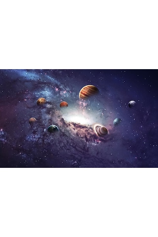 Gezegenler Uzay Galaksi Duvar Kağıdı