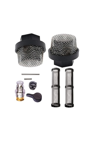 Xurunkeji 235014 Prime Püskürtme Vanası Ve 246385 7/8 İnç Unf Giriş Süzgeç Filtresi Ve 246384 Pompa Manifoldu Süzgeç Değiştirme Kiti