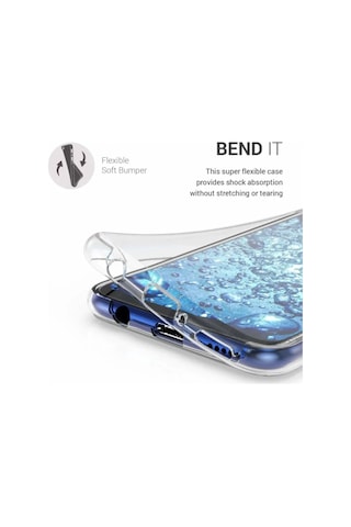 Huawei Mate 20 Lite Çift Taraflı Silikon Kılıf Şeffaf