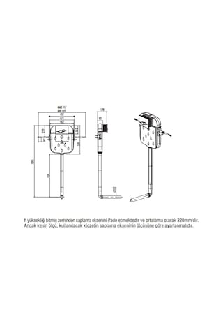 Creavit Gömme Rezer.gr5006 gp1002 M.gri Kum. Pan. helataşı İçin Beyaz