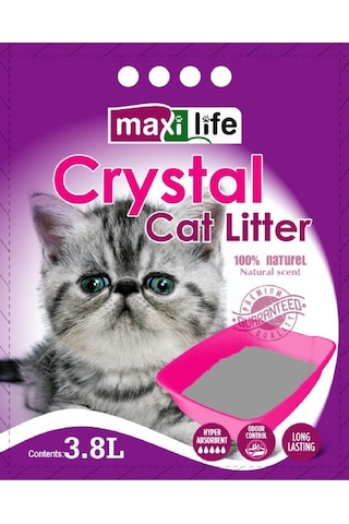 Maxi Life Silika Kristal Kedi Kumu 3800 ML Maxi Life Silika Kristal Kedi Kumu 3800 ML