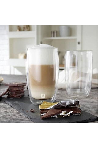 Zwilling 395000780 Çift Camlı Latte Macchiato 2'li Set