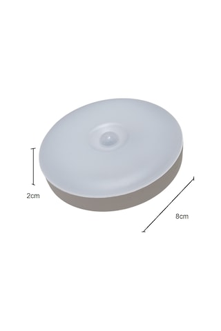 3 Adet Noas Yl05-5002 Kablosuz Hareket Sensörlü Mıknatıslı Usb-c Şarjlı Dolap İçi Aydınlatma 30lm 0.5w 5v Beyaz Işık Beyaz