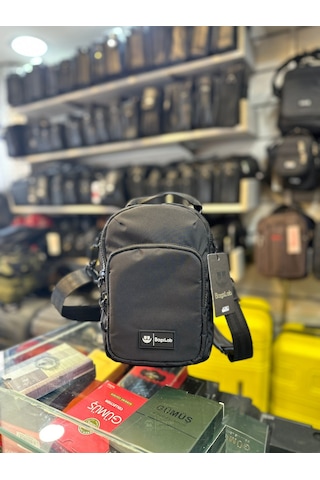 Bagslab Siyah Erkek El Ve Omuz Çantası Siyah