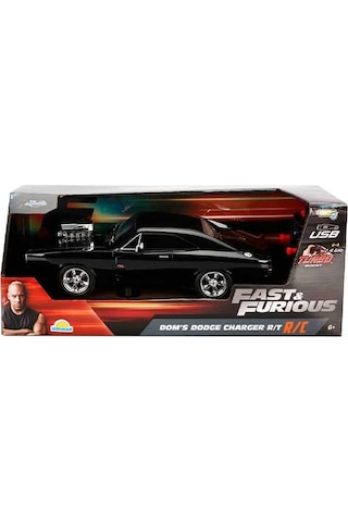 Jada Uzaktan Kumandalı Şarjlı 1:16 Fast Furious Dom S Dodge Charger Siyah