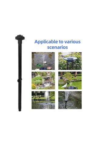 Reedark 15w 1000l/h Minyatür Elektrikli Işıklı Fıskiye Pompa, 12 Led Işık, 1.5m Yükseliş, 2m Kablolu, Süspansiyon Tabanlı, Akvaryum Bahçe Havuz Uygun