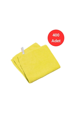 Mulpex Mikrofiber Genel Temizlik Bezi Sarı 40 x 40 CM 400 Adet