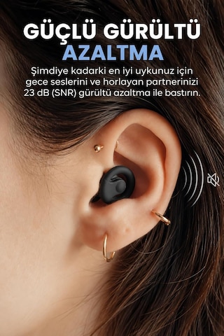 Uyku Kulak Tıkacı 28 Db Gürültü Azaltıcı Derin Odaklanma & Uyku 4 Farklı Boyut Panthreon