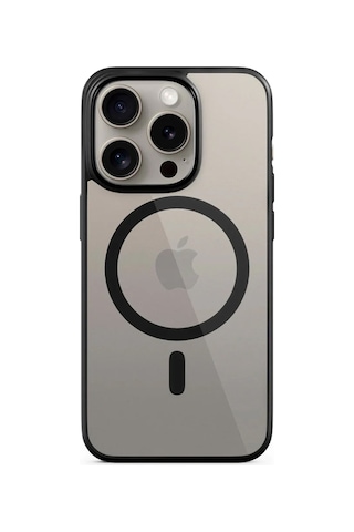 Epico Apple iPhone Uyumlu 15 Pro Mag+ Hero Kılıf Black Siyah
