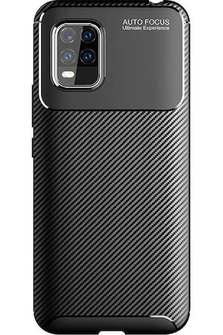 Xiaomi Mi 10 Lite Kılıf Zore Negro Silikon Kapak Kahverengi