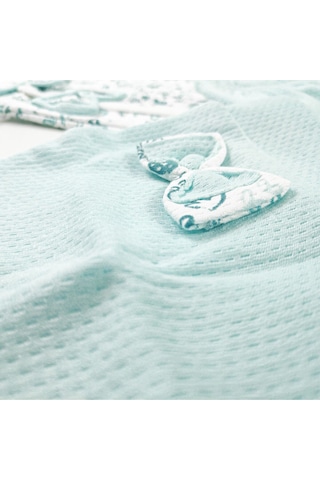 Kız Bebek Mint Yeşil 3'lü Hastane Çıkışı Açık Bej