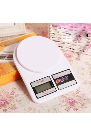 Wondernest Yüksek Hassasiyetli Gümüş Dijital Mutfak Terazisi 10kg 1g Gümüş