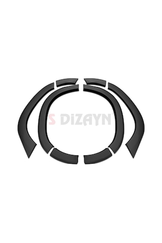 S-dizayn Dacia Duster 2 Çamurluk Kaplaması Dodik Seti 8 Prç 2018-2023 A+ Kalite