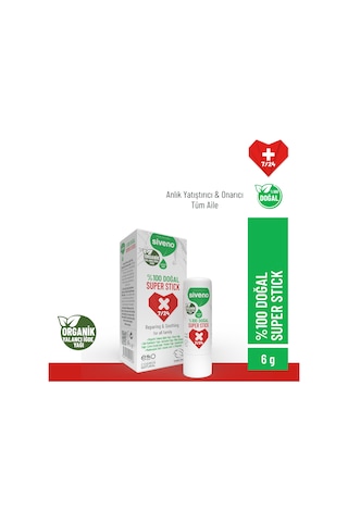 Siveno %100 Doğal Super Stick Anlık Yatıştırıcı Onarıcı Organik Yalancı İğde Yağlı 6 G
