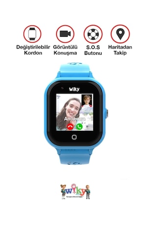 Wiky Watch 4S Sim Kartlı Akıllı Çocuk Saati (İthalatçı Garantili)