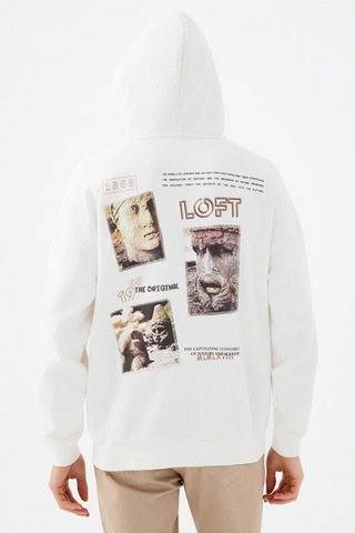 Loft Erkek Sweatshirt Lf2041592 BEYAZ