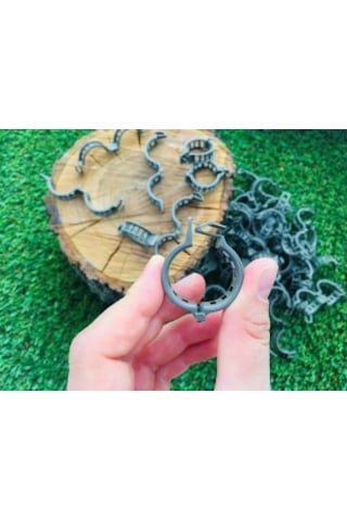 Domates Klipsi 250 Adet Sebze Klipsi Sera Bitki Klipsi Domates Kelepçesi Sarmaşık Klips Gövde Klipsi