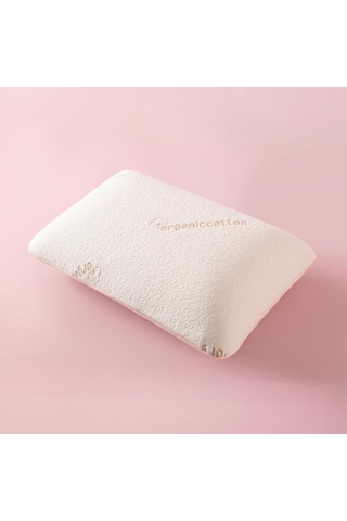 Moln Organic Cotton Visco Yastık Doğal & Cilt Dostu Beyaz