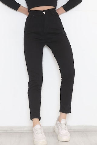 Mokashopin - Dar Paça Kot Pantolon Siyah - 11918.1431. 001
