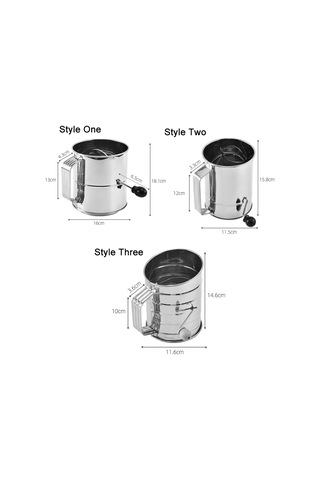 Sones El-kranklı Eğik Un Eleği Mutfak Pişirme Aletleri Diğer