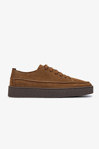 Valmenti Erkek Hakiki Deri Kahverengi Sneakers & Spor Ayakkabı 1111 502 Erk Ayk Y25 Sıgaro Suet Kahverengi