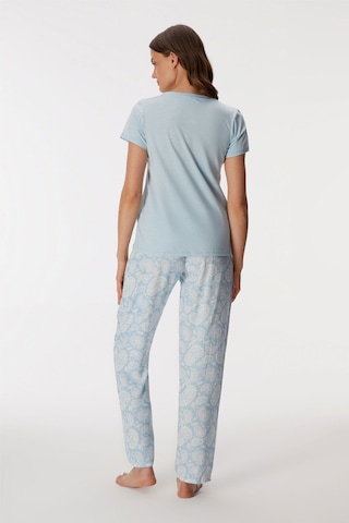 Anıl Man11351-1160 Anil Ev Giyim Man11351 11351 Kadın T-shirt Ve Pantolon Takım Açık Mavi
