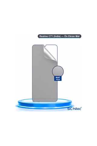 Realme C71 India Uyumlu Ön Yüzey Mat Hidrojel Ekran Koruyucu 58901541