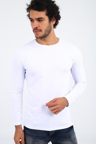 Oksit Mys Lion 4013 Slim Fit Likralı Uzunkol Basic Sweat