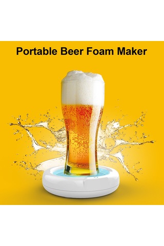 Kosona Ev Ve Bar İçin Ultrasonik Bira Köpükleyici - 1800mah Pil İle Taşınabilir, Tek Tıkla Mükemmel Köpük Üretimi