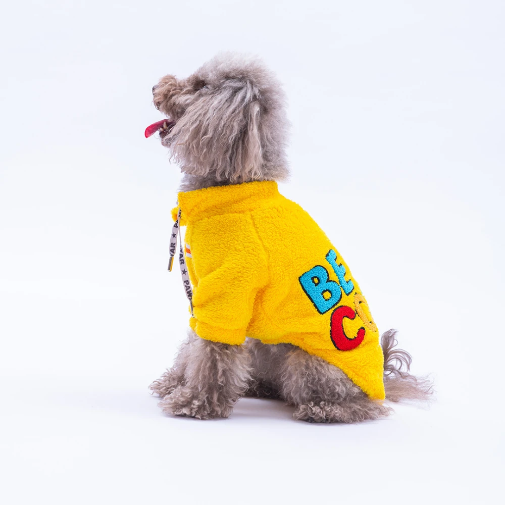 Sarı Porto Cozy Kedi Köpek Sweat