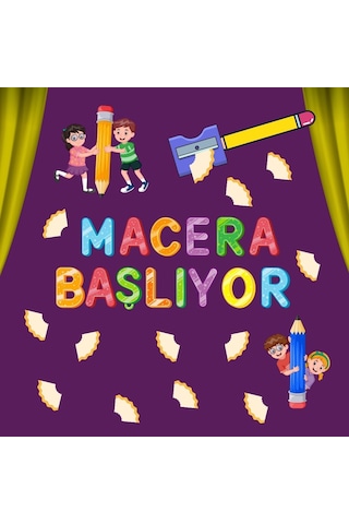 Macera Başlıyor Okul Pano Süsü 01