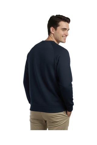 Erkek Spor Reklam Kol Sweatshirt Regular Fit Bgl-st04951 Lacivert