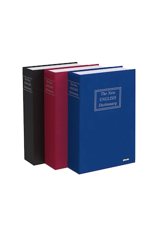 İnsafe Isc802B Büyük Boy Para Saklama Kasası Kitap Şeklinde Siyah