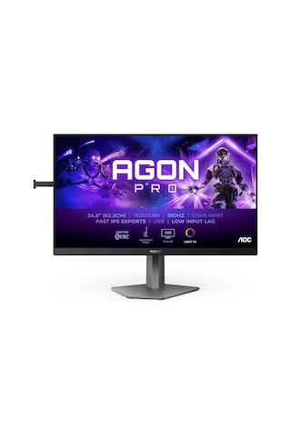 AOC AGON PRO AG256FS 24.5" 390Hz(OC) 0.3ms Pivot IPS Gaming Monitör(Ölü Pixel)