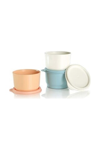 Tupperware Atıştırmalık Saklama Kapları 3'lü Set 110 x 3 ML Çok Renkli
