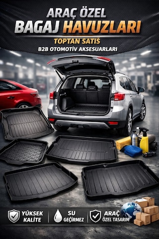 Bmw 3 Serisi F30 2016 Model Uyumlu Araca Özel Kesim 4d Bagaj Havuzu Tam Koruma