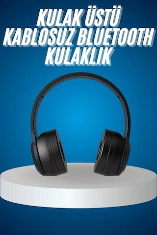 Wireless 5.0 Bluetooth Kablosuz Kulaklık Anc Özellikli Kulak Üstü Ayarlanabilir Çok Renkli