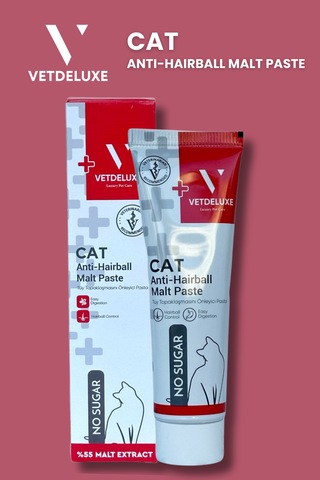 Vetdeluxe Anti Hairball Adult Malte Paste Tüy Yumağı Önleyici Macun 100 G