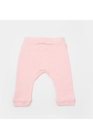Bibaby Jakarlı 2'li Pantolon 57912 Pembe-ekru