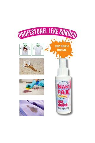 Nanopax Leke Sökücü Sıvı Sprey 100 ML