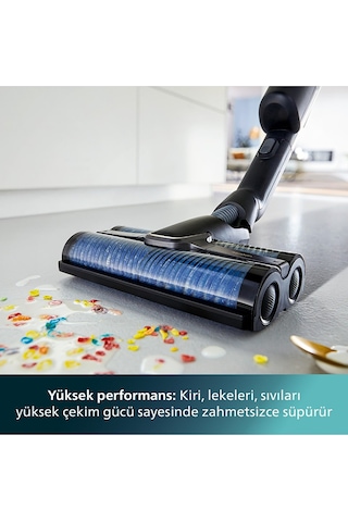 Philips Aqua Trio 9000 Serisi XW9383/01 3'ü 1 Arada Dikey Şarjlı Süpürge