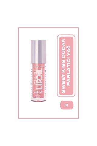 Golden Rose Sweet Kiss Rosehip Murumuru ve Jojoba Yağı İçeren Meyveli Dudak Parlatıcı Yağ 01