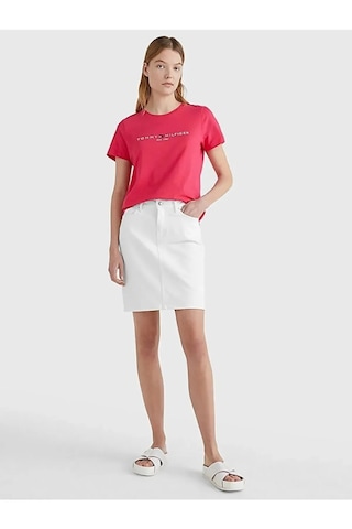 Tommyhilfiger Organik Pamuk Bayan T-shirt Pembe